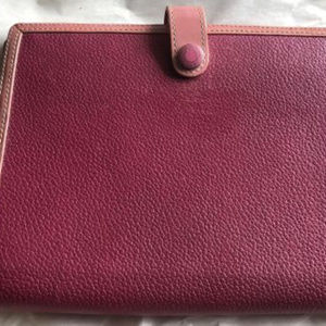 Coach Leather Address Book/Planner Cover